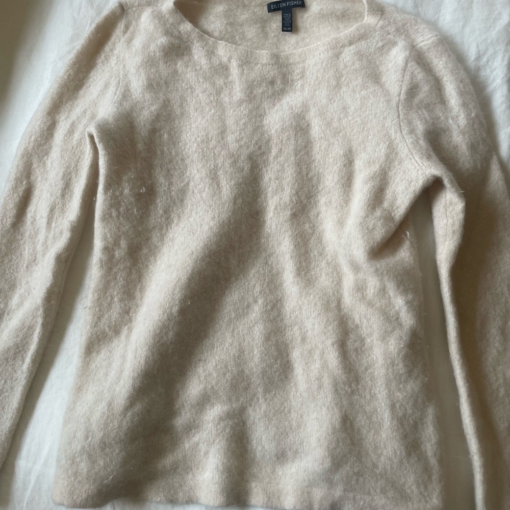 Eileen fisher Cream Sweater